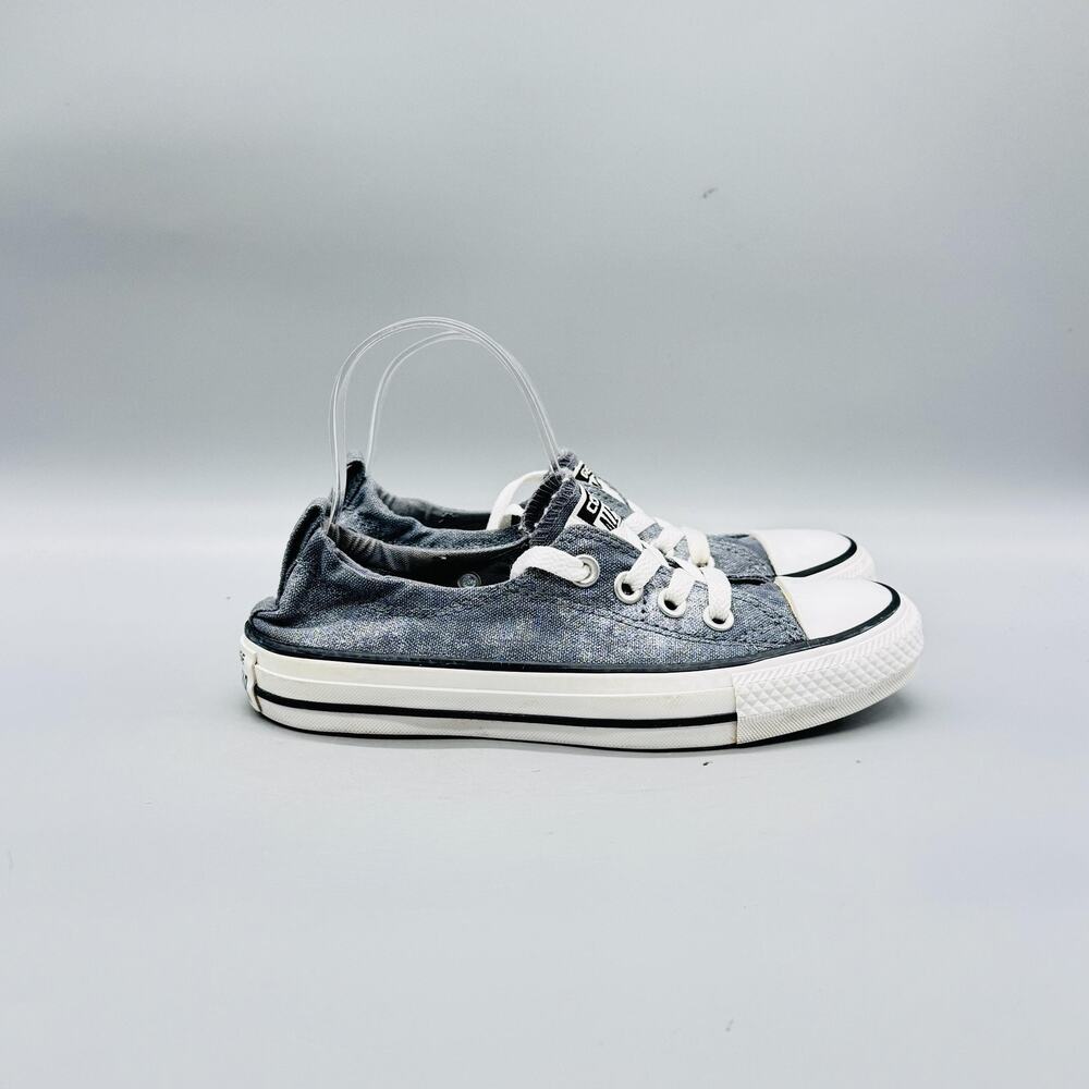 Converse Shoes Womens 5 Blue Chuck Taylor All Star Shoreline Slip On Sneakers
